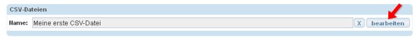 CSV hinzufügen Schritt 3